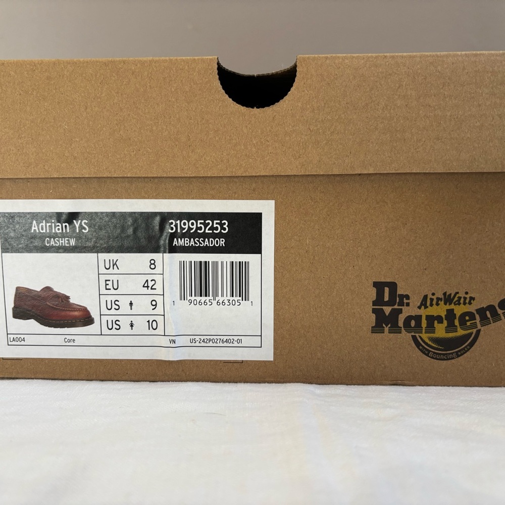 Dr. Martens Adrian YS Loafers in Cashew Brown